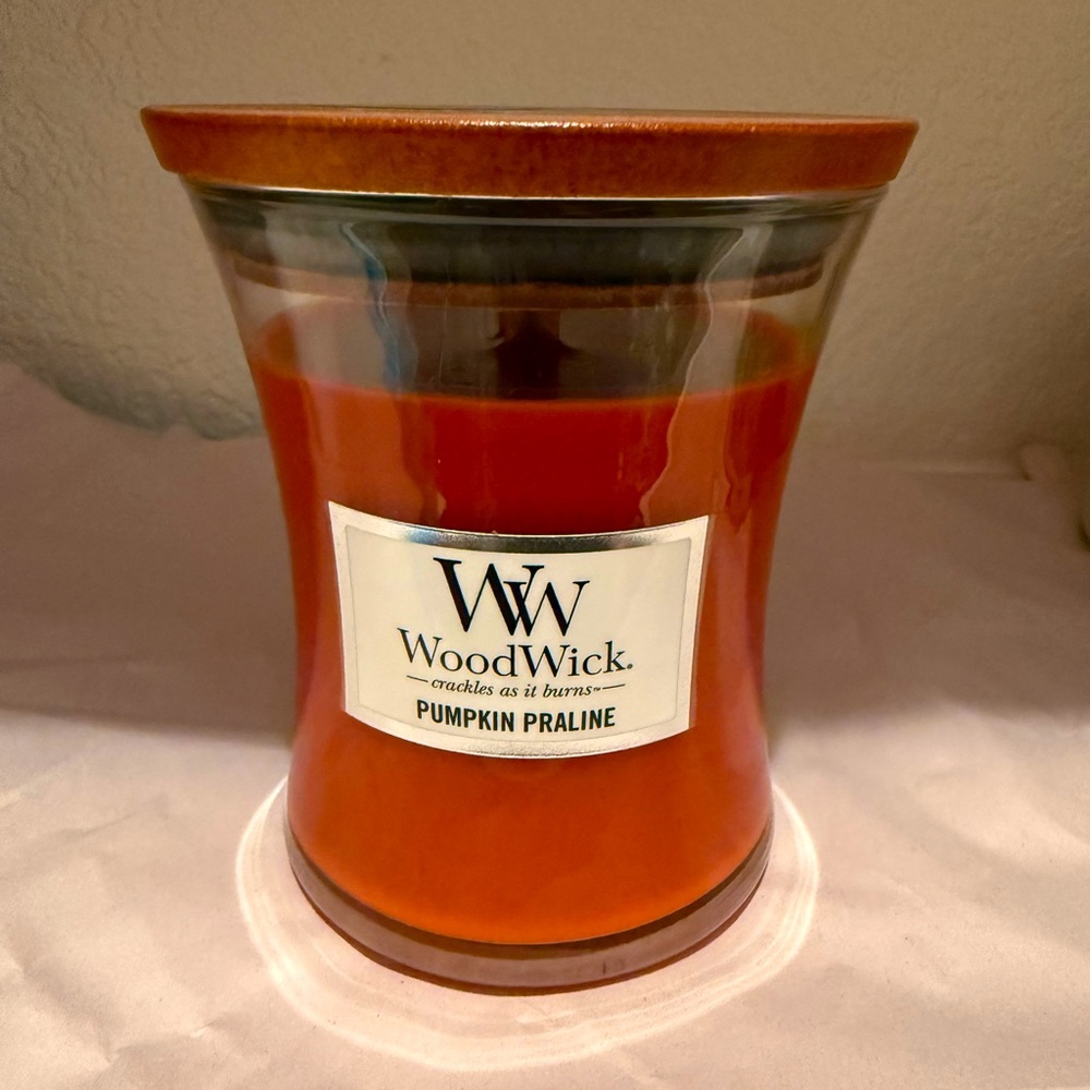 ⚡️New Pumpkin Praline Woodwick Candle 9.7 oz